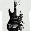 Crow Guitar White T-Shirt