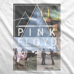 Pink Floyd Floyd Classics White Athletic T-Shirt -BOWIE Shop 21831f artwork 75086.1488401282