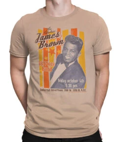 Fabulous James Brown Tan Athletic T-Shirt