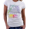 Pink Floyd Dark Side Mist White Womens Long Length T-Shirt