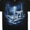 Snow Tiger Black T-Shirt
