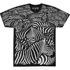 White Zebra Black T-Shirt -BOWIE Shop 31161f 83487.1628106147