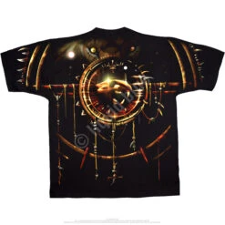 Tribal Lion Black T-Shirt -BOWIE Shop 31178b 49601.1389218385