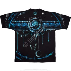 Tribal Wolf Black T-Shirt -BOWIE Shop 31179b 63026.1389218385