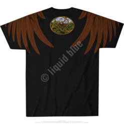 Vintage Eagle Black T-Shirt -BOWIE Shop 31180b 99919.1655140277