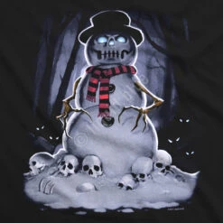 Snowman Black T-Shirt -BOWIE Shop 31190f artwork 50019.1541539980