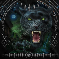 Tribal Panther Black T-Shirt -BOWIE Shop 31191f artwork 98226.1535400279