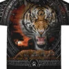 Tribal Tiger Black T-Shirt
