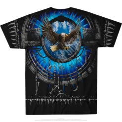 Tribal Eagle Black T-Shirt -BOWIE Shop 31193b 61771.1655139622