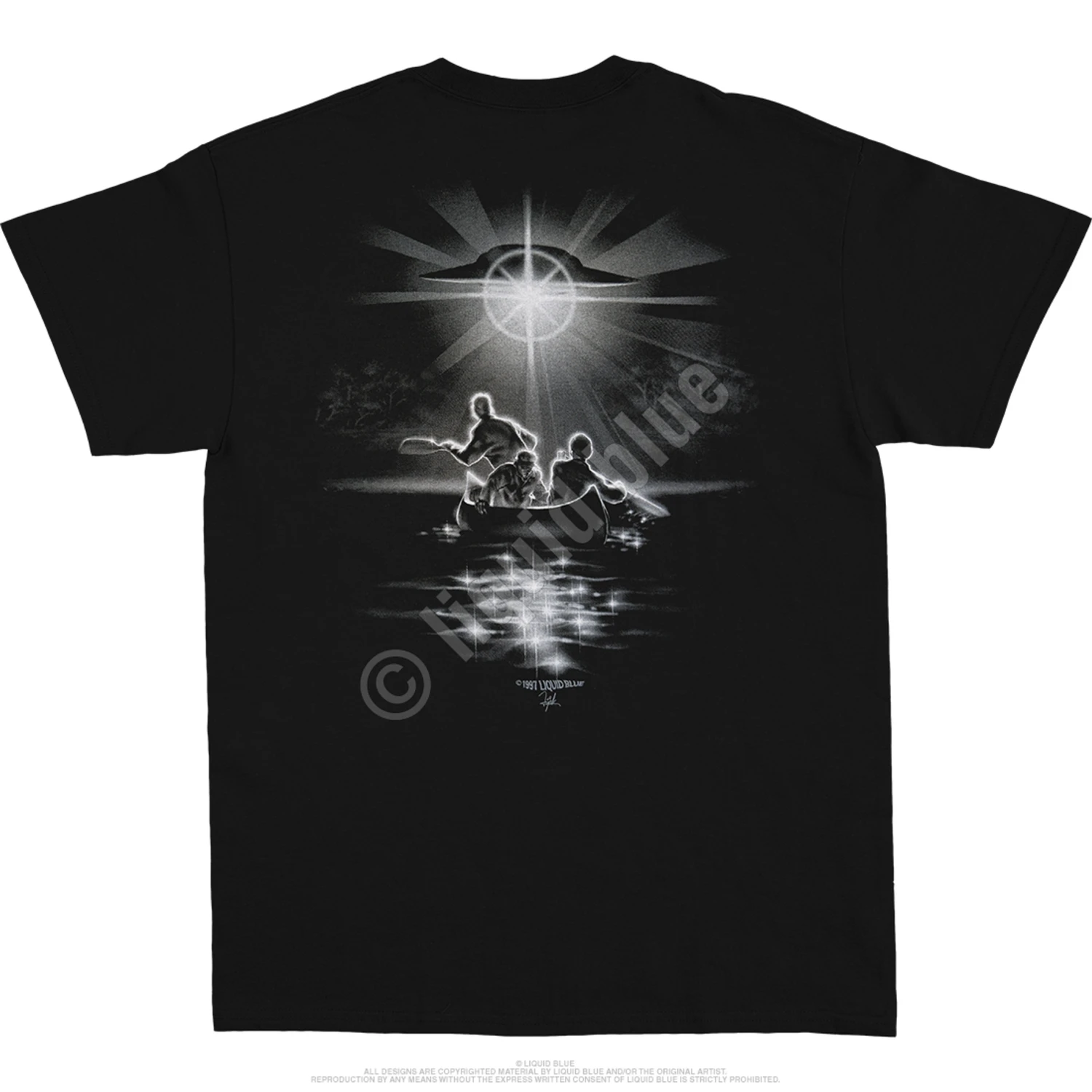 Alien Abduction Black T-Shirt 3 Alien Abduction Black T-Shirt - Image 3