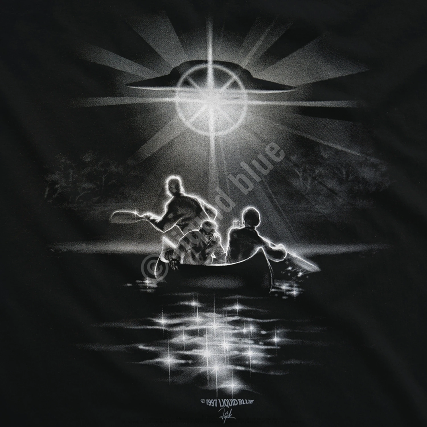 Alien Abduction Black T-Shirt 5 Alien Abduction Black T-Shirt - Image 5