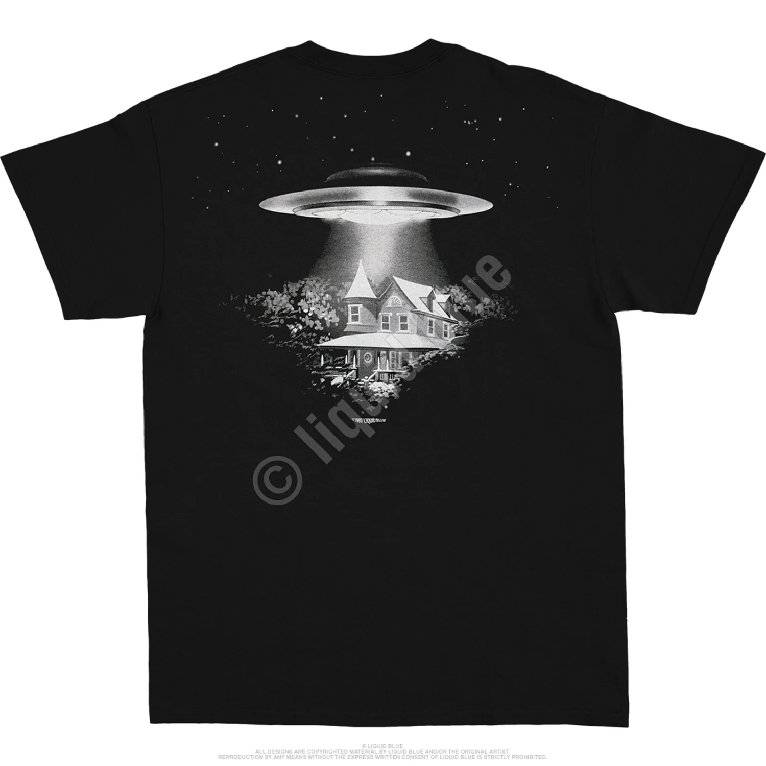 Alien Visitors Black T-Shirt 3 Alien Visitors Black T-Shirt - Image 3