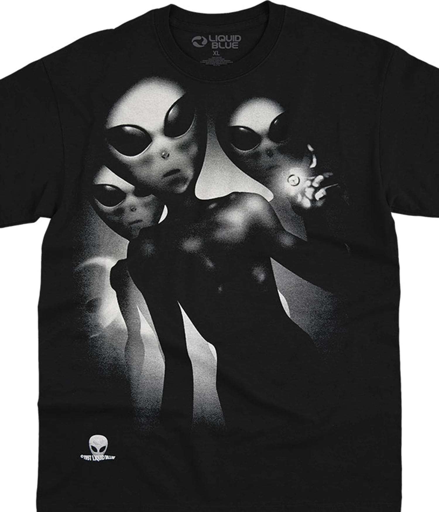 Alien Visitors Black T-Shirt 1 Alien Visitors Black T-Shirt