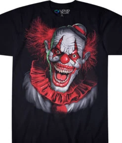Scary Clown Black T-Shirt