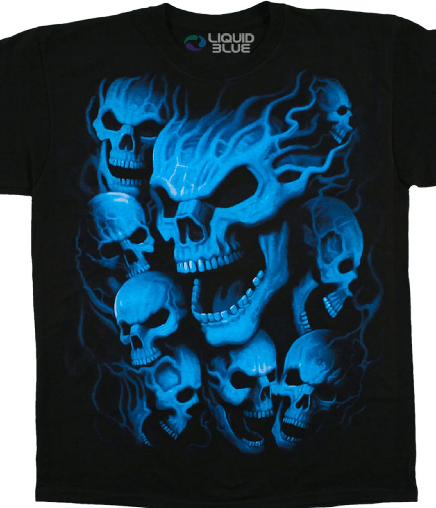 Vampire Skulls Black T-Shirt 1 Vampire Skulls Black T-Shirt