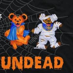 Undead Bears Black Hoodie -BOWIE Shop 31547f artwork3 46364.1633708241