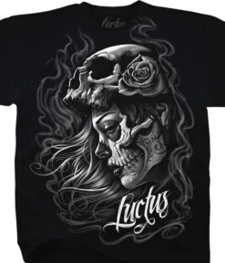 Lady Of The Dead Black T-Shirt