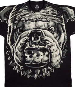 Cats Suck Bulldog Black T-Shirt