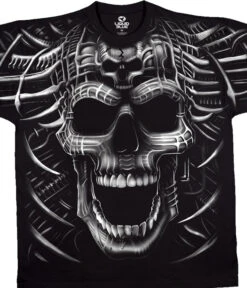 Psycho Skull Black T-Shirt