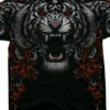 Three Tiger Roar Black T-Shirt