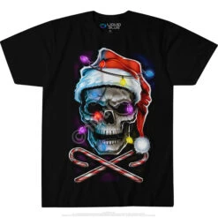 Skull And Cross Canes Black T-Shirt -BOWIE Shop 31730f 44218.1478714831