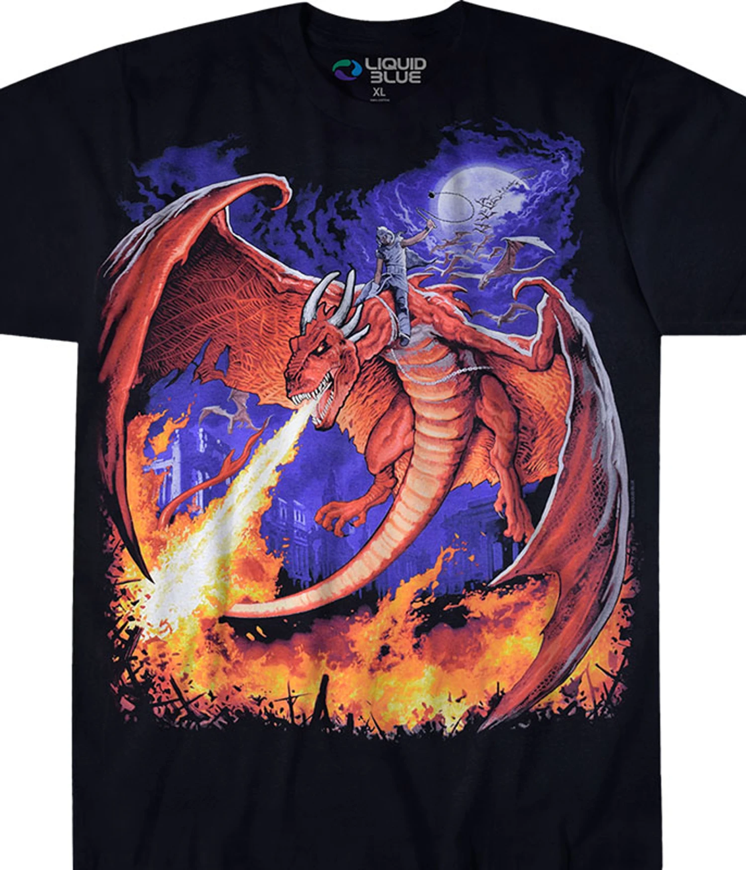 Dragon Fire Black T-Shirt 1 Dragon Fire Black T-Shirt
