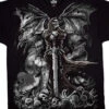 Gravestone Reaper Black T-Shirt
