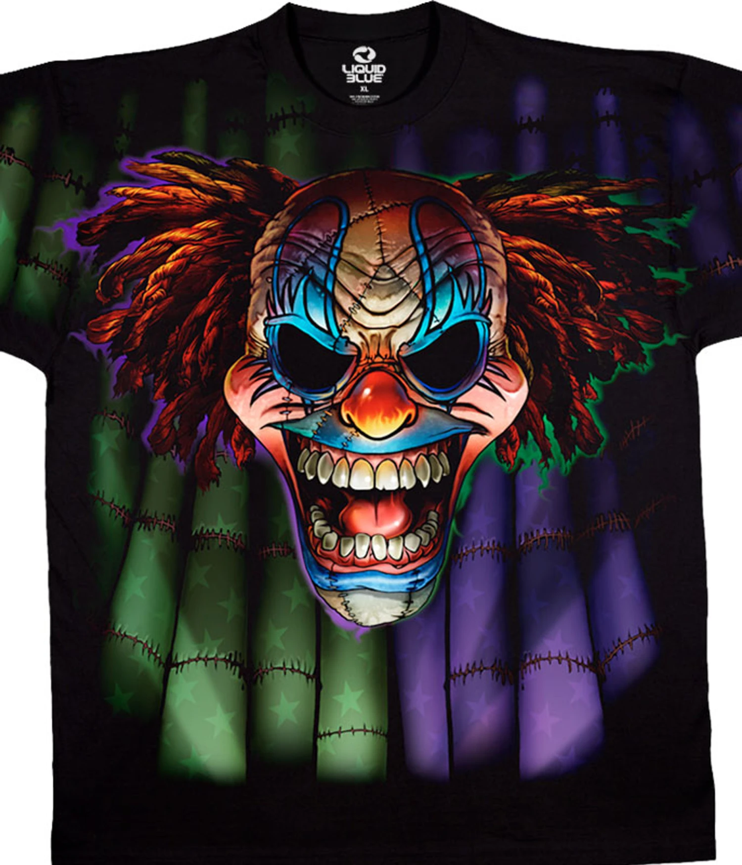 Evil Clown Black T-Shirt 1 Evil Clown Black T-Shirt