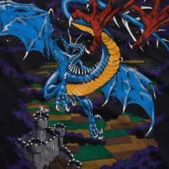 Dueling Dragons Black T-Shirt -BOWIE Shop 31777b artwork 13599.1639429362
