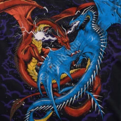 Dueling Dragons Black T-Shirt -BOWIE Shop 31777f artwork 74893.1639429362