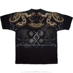 Rattler Strike Black T-Shirt -BOWIE Shop 31779b 35431.1389218389