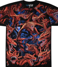 Dragon Storm Black T-Shirt