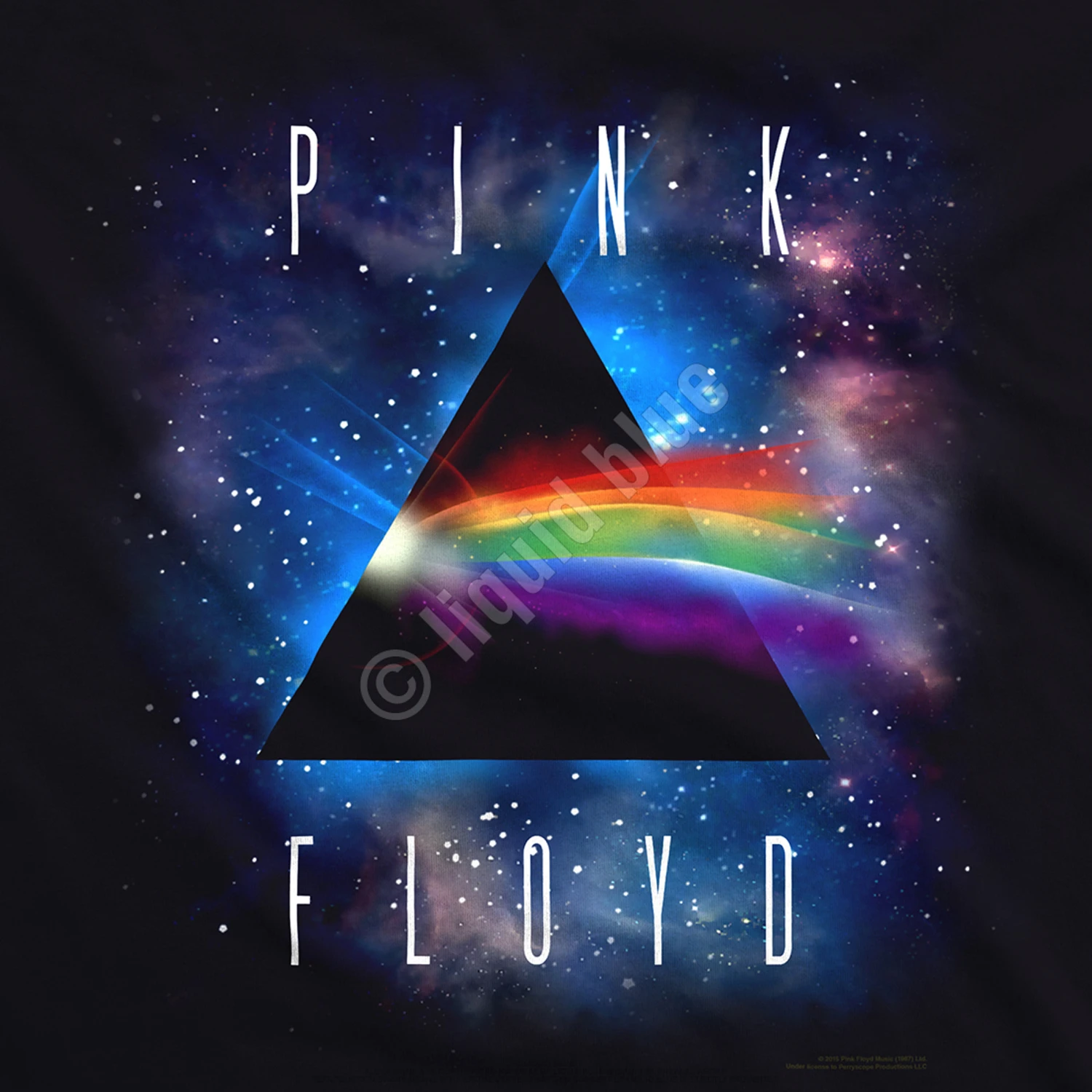 Pink Floyd Dark Side Space Black Athletic T-Shirt 4 Pink Floyd Dark Side Space Black Athletic T-Shirt - Image 4