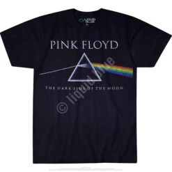 Pink Floyd Classic Floyd Black Poly-Cotton T-Shirt -BOWIE Shop 31803f 21656.1488401292