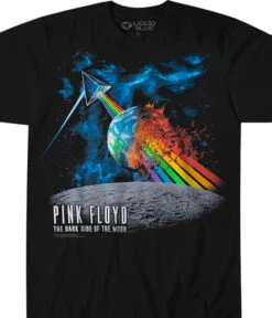 Pink Floyd Rainbow Attack Black T-Shirt