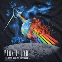 Pink Floyd Rainbow Attack Black T-Shirt -BOWIE Shop 31814f artwork 51309.1633554704