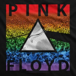 Pink Floyd Rainbow Prism Black T-Shirt 7 Pink Floyd Rainbow Prism Black T-Shirt -BOWIE Shop 31824f artwork 02167.1488401270