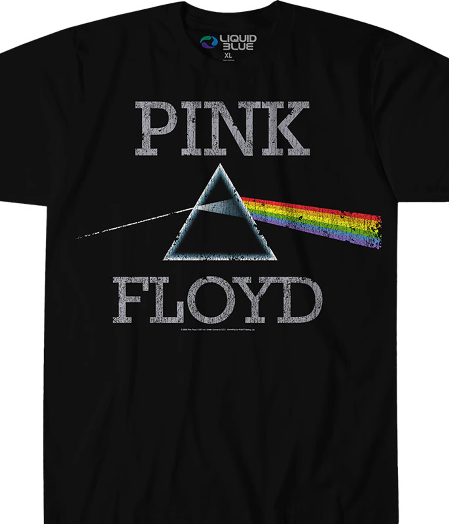 Pink Floyd Dark Side Classic Black Athletic T-Shirt 1 Pink Floyd Dark Side Classic Black Athletic T-Shirt