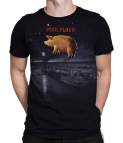 Pink Floyd Pigs Over London Black T-Shirt