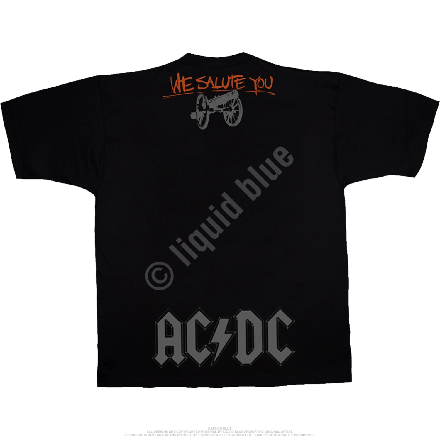 For Those About To Rock Black T-Shirt 3 For Those About To Rock Black T-Shirt - Image 3