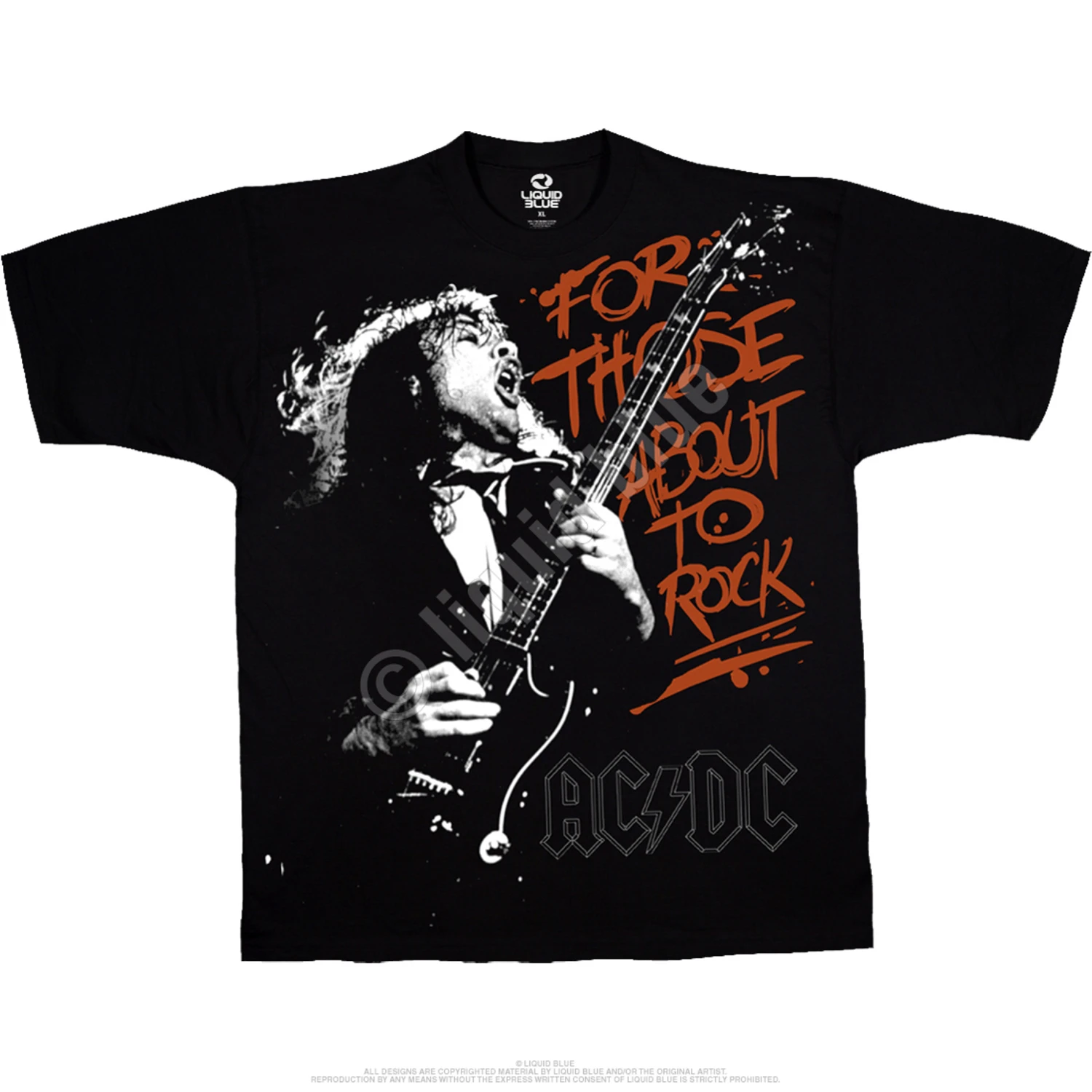 For Those About To Rock Black T-Shirt 2 For Those About To Rock Black T-Shirt - Image 2