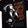 For Those About To Rock Black T-Shirt