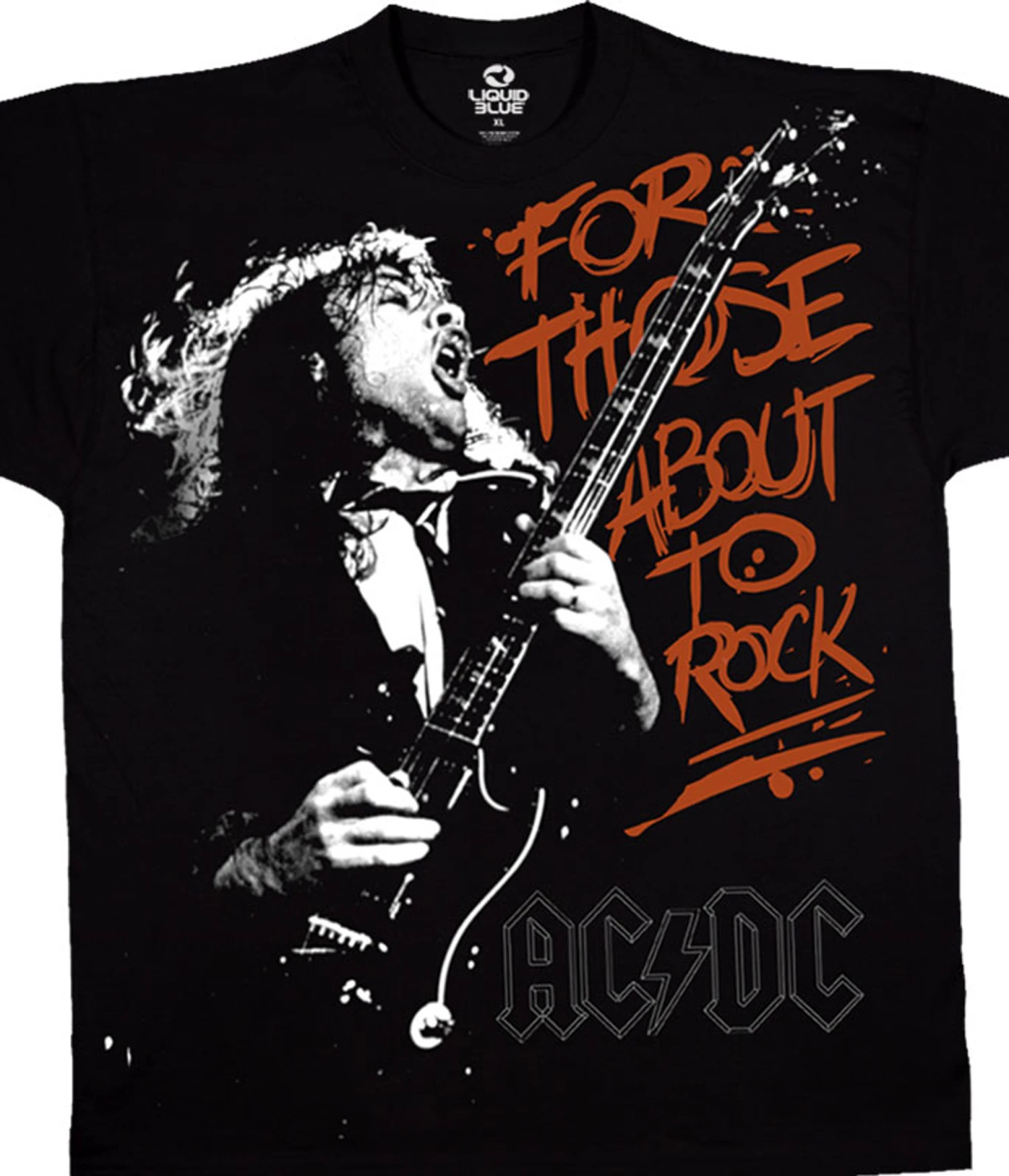 For Those About To Rock Black T-Shirt 1 For Those About To Rock Black T-Shirt