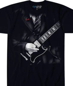 Angus Young Black T-Shirt