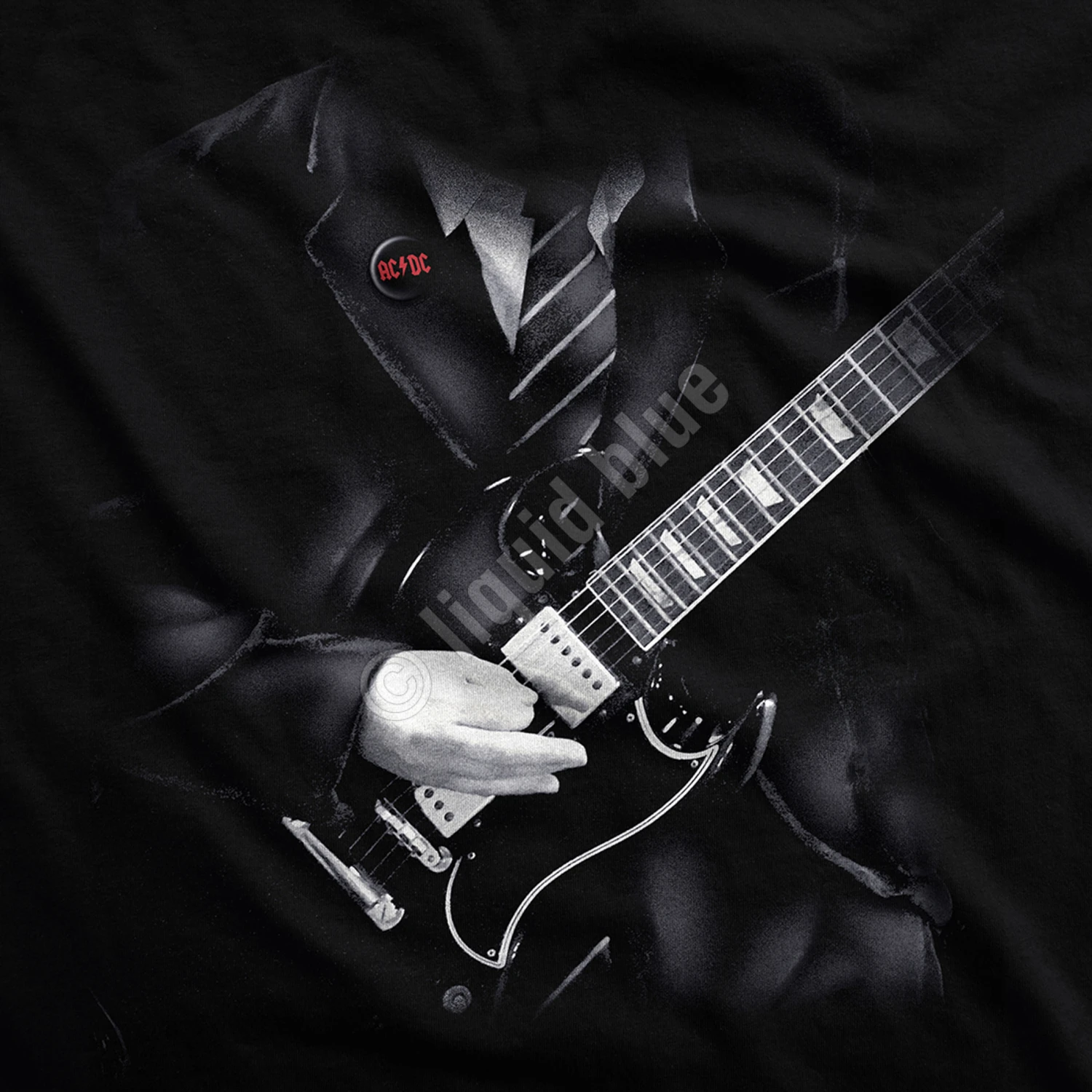 Angus Young Black T-Shirt 4 Angus Young Black T-Shirt - Image 4