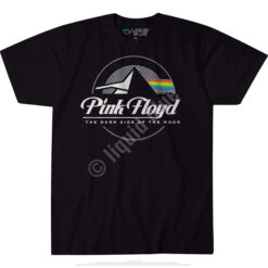 Pink Floyd Dark Side Graphic Black T-Shirt -BOWIE Shop 31884f 53166.1488396818