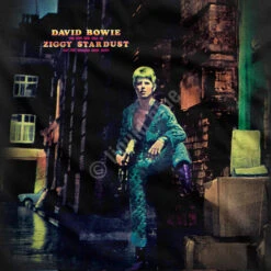 DAVID BOWIE Ziggy Stardust Black Athletic T-Shirt -BOWIE Shop 31899f artwork 80959.1655140303