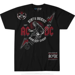 Australian Hard Rock Black T-Shirt -BOWIE Shop 31917f 83836.1505337881