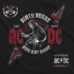 Australian Hard Rock Black T-Shirt -BOWIE Shop 31917f artwork 58848.1505337882