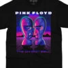 Pink Floyd Division Bell Vaporwave Black T-Shirt